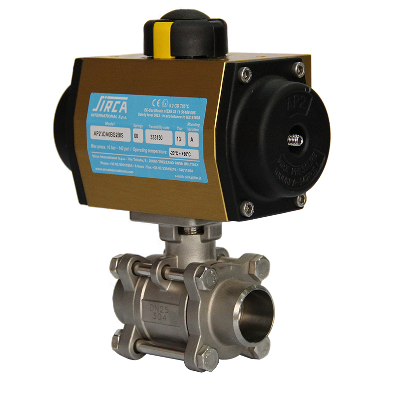 SIRCA氣動對焊球閥 SIRCA氣動對焊球閥